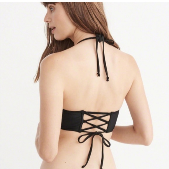 Abercrombie and Fitch Push-Up Plunge Bikini Top - Picture 2 of 5